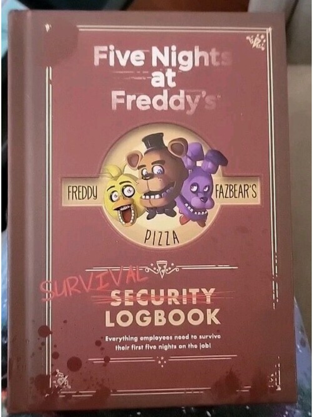 Five Nights at Freddy's Survival Security Logbook-Kid's Activity Book Hardcover